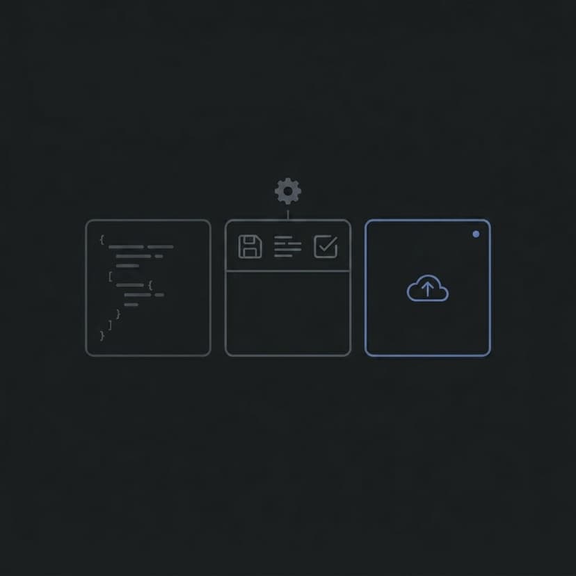 JSON Editor Updates: Smarter Toolbar, New Center Bar & Refined Colors